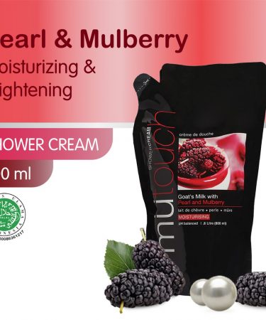 MuTouch Goat's Milk Shower Cream Pearl and Mulberry 800ml