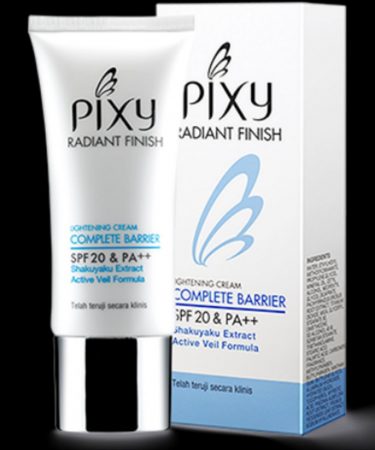 Pixy Radiant Finish Complete Barrier adalah Pelembab dengan Active Veil formula dengan fungsi pre base makeup, cek disini!