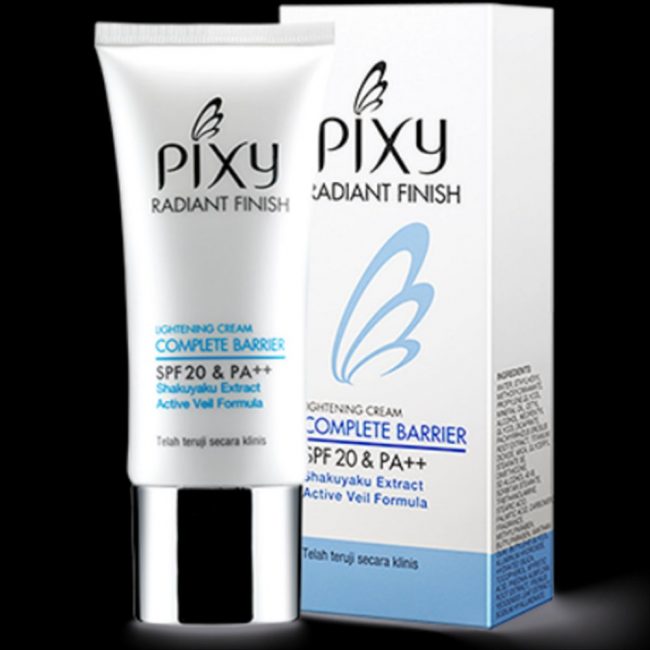 Pixy Radiant Finish Complete Barrier adalah Pelembab dengan Active Veil formula dengan fungsi pre base makeup, cek disini!