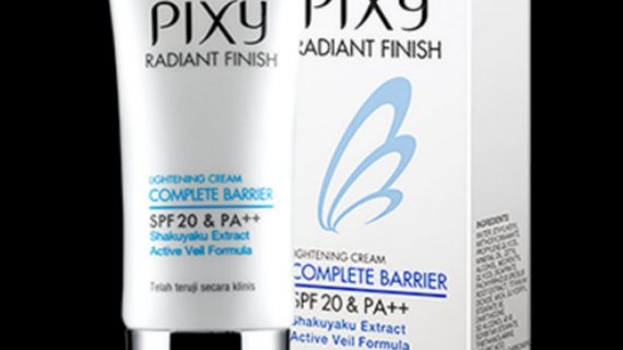 Pixy Radiant Finish Complete Barrier adalah Pelembab dengan Active Veil formula dengan fungsi pre base makeup, cek disini!