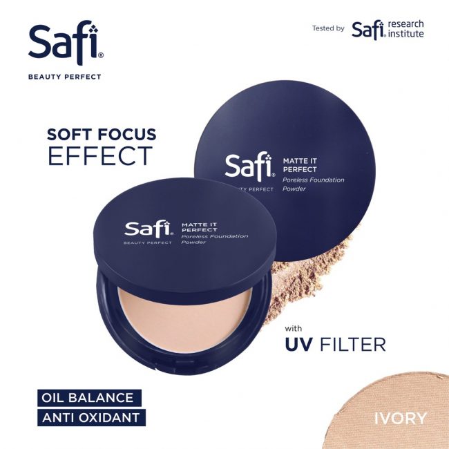 Safi Beauty Perfect Poreless Foundation Powder Ivory