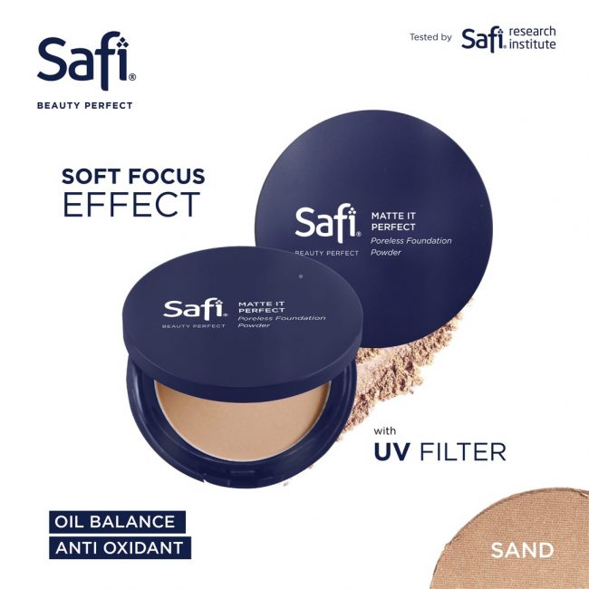 Safi Beauty Perfect Poreless Foundation Powder Sand
