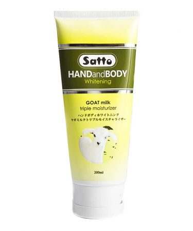 Satto Goat Milk Whitening Hand and Body Lotion 200 ml