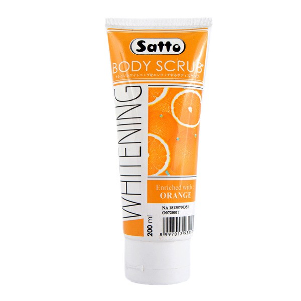 Satto Whitening Body Scrub Orange 200ml