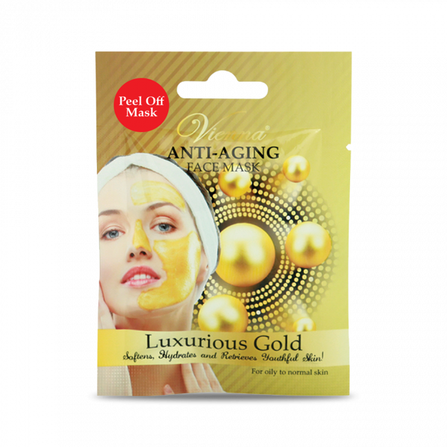 Vienna Anti Aging Face Mask Luxurious Gold 20g