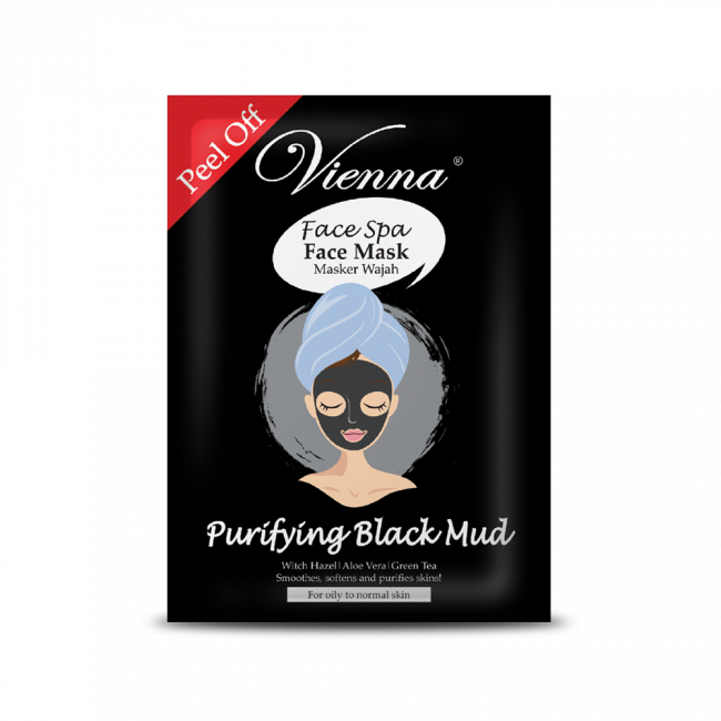 Vienna Face Spa Mask Purifying Black Mud 15ml
