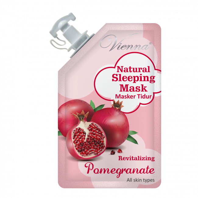 Vienna Natural Sleeping Mask Revitalizing Pomegranate