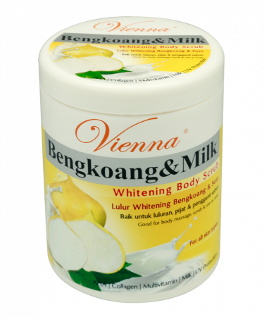 Vienna Whitening Body Scrub Bengkoang & Milk 1kg