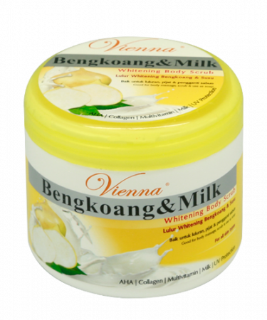 Vienna Whitening Body Scrub Bengkoang & Milk 250g
