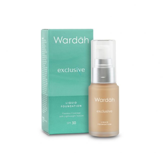 Wardah Exclusive Liquid Foundation 01 Light Beige 20 ml