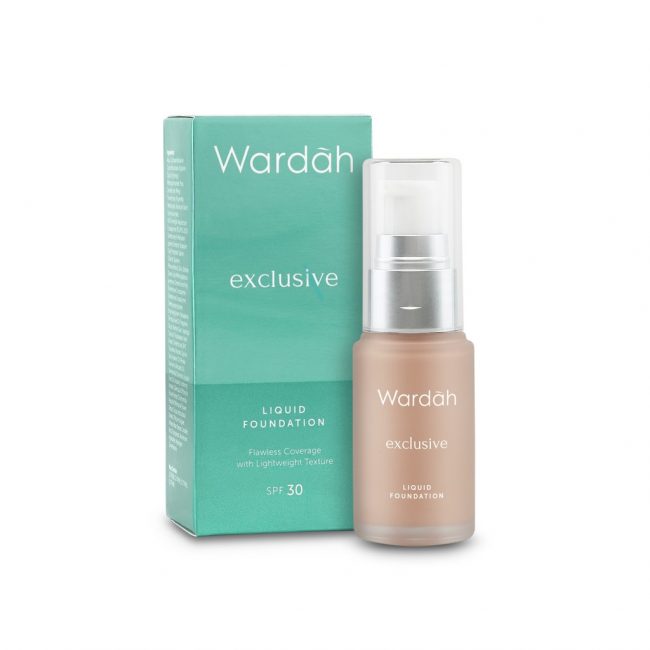 Wardah Exclusive Liquid Foundation 02 Sheer Pink 20 ml