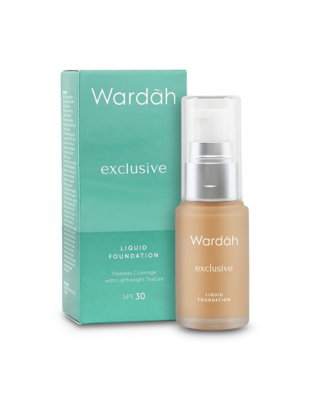 Wardah Exclusive Liquid Foundation 04 Natural 20 ml