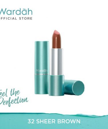 Wardah Exclusive Moist Lipstick 32 Sheer Brown 3.5 g