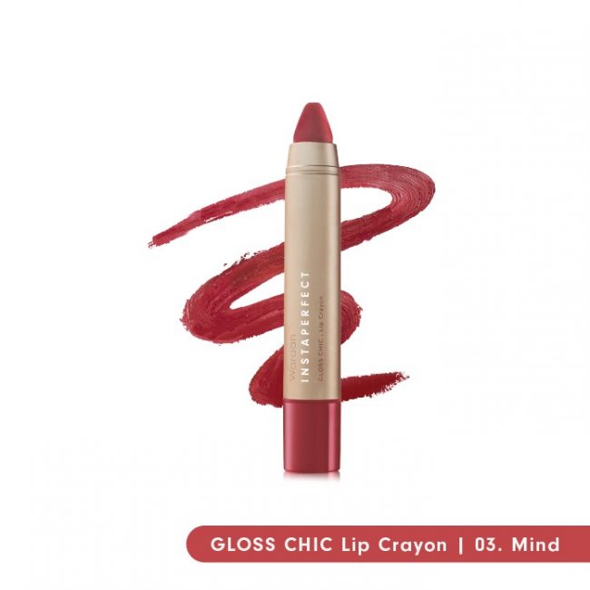 Wardah Instaperfect GLOSS CHIC Lip Crayon 03 Mind 2.7 g