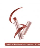 Wardah Instaperfect MATTETITUDE Matte Stain Lipstick 01. SWING 3.5 g