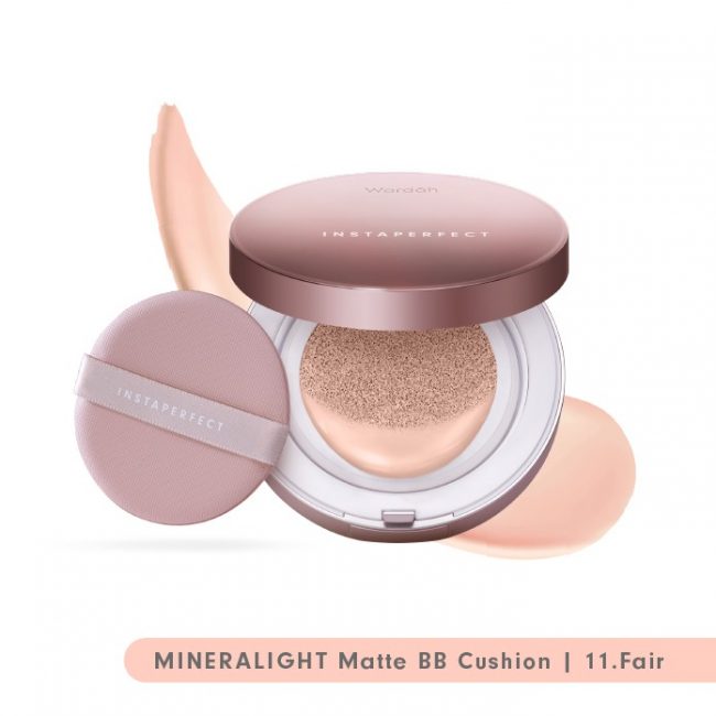 Wardah Instaperfect MINERALIGHT MATTE BB Cushion 11. FAIR 15 g