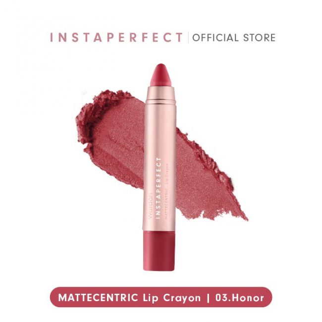 Wardah Instaperfect Mattecentric Lip Crayon 03 Honor 11 gr