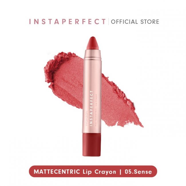 Wardah Instaperfect Mattecentric Lip Crayon 05 Sense 11 gr