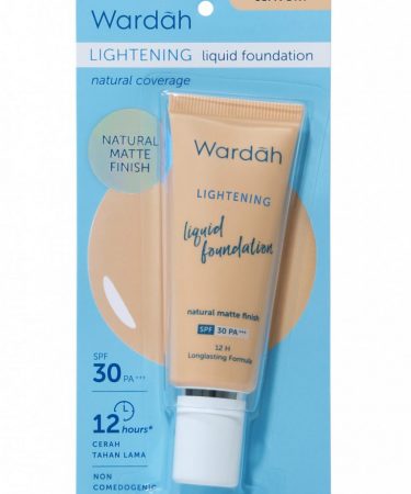 Wardah Lightening Liquid Foundation 03. Ivory