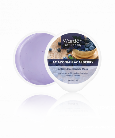 Wardah Nature Daily Amazonian Acai Berry Antioxidant Capsule Mask