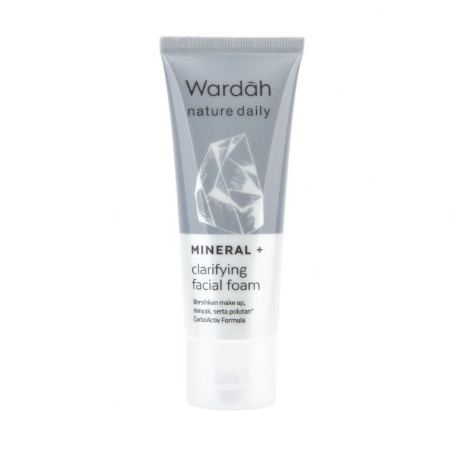Wardah Nature Daily Mineral+ Clarifying Facial Foam 60 ml