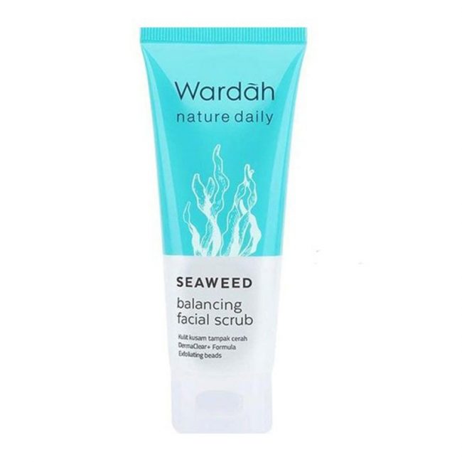 Wardah Nature Daily Seaweed Balancing Facial Scrub 60 ml