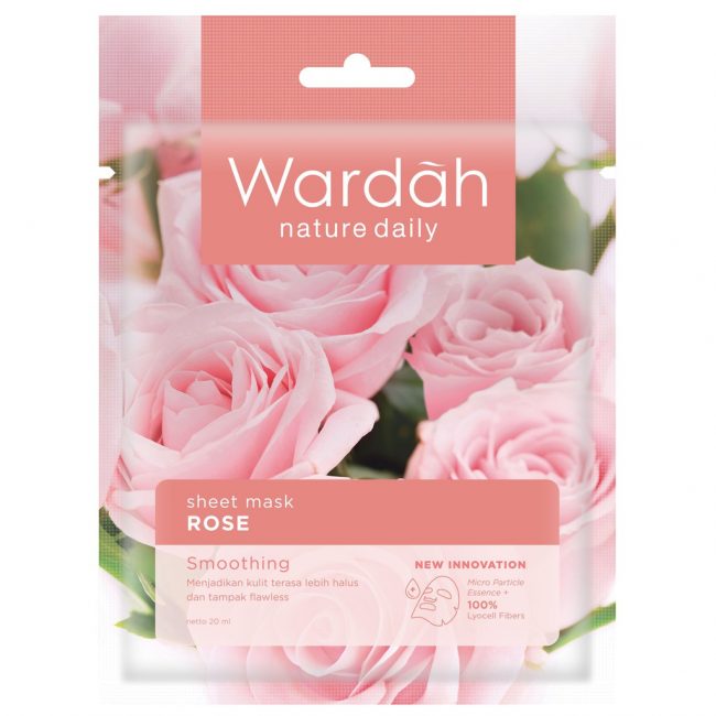 Wardah Nature Daily Sheet Mask Rose 20 ml