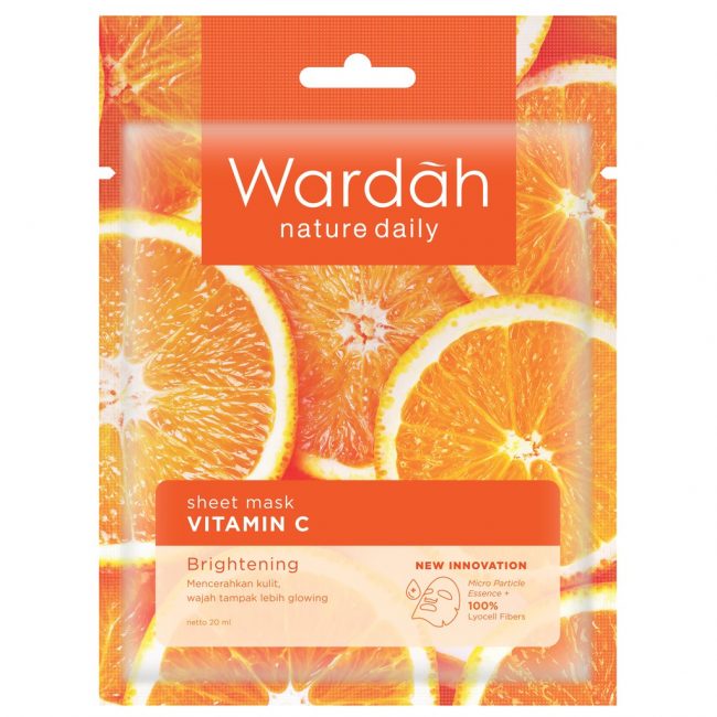 Wardah Nature Daily Sheet Mask Vitamin C 20 ml