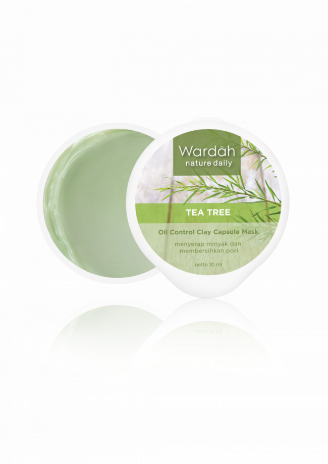 Wardah Nature Daily Tea Tree Oil Control Clay Capsule Mask 10 ml