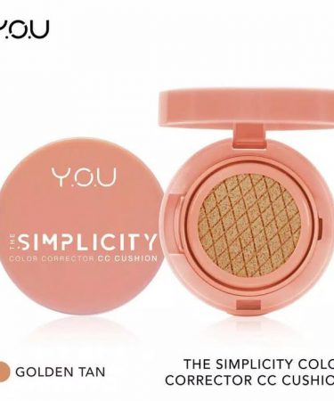 YOU The Simplicity Color Corrector CC Cushion Golden Tan