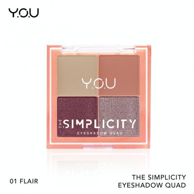 YOU The Simplicity Eyeshadow Quad 01 Flair