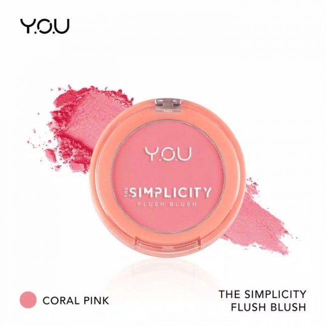YOU The Simplicity Flush Blush 02 Coral Pink