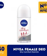 Nivea Deodorant Dry Comfort Roll On 50ml