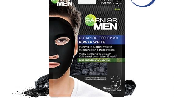 Garnier Men XL Charcoal Tissue Mask Power White