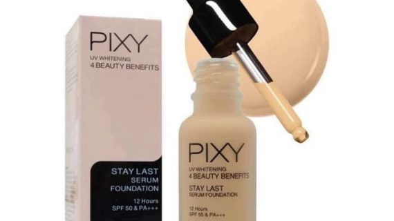 Pixy Stay Lash Serum Foundation 01 Rosy Ivory
