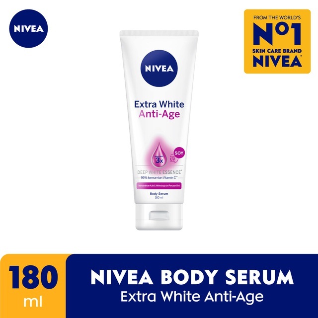 Nivea Body Serum Extra White Anti Age 180ml