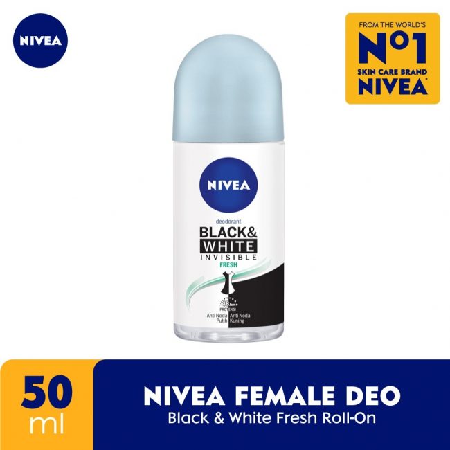 Nivea Deodorant Invisible Black & White Fresh Roll On 50ml
