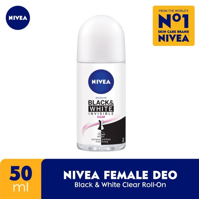 Nivea Deodorant Invisible Black & White Roll On 50ml