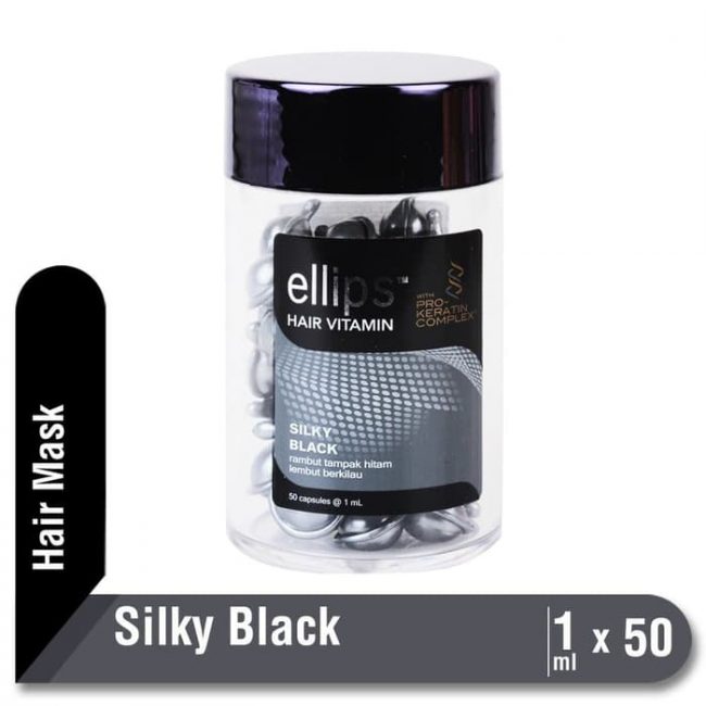 Ellips Hair Vitamin Silky Black 50s