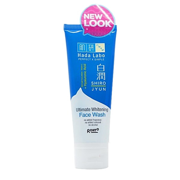 hada labo ultimate whitening face wash