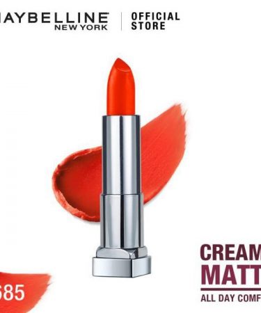 Maybelline Color Sensational Creamy Mattes Lipstick - 685 Craving Coral