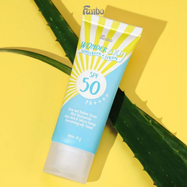 Fanbo Wonder Skin Sunscreen + Serum SPF 50 PA++++ 30gr-4