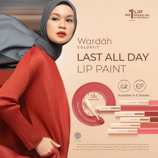 Wardah Colorfit Last All Day Lip Paint 01-06