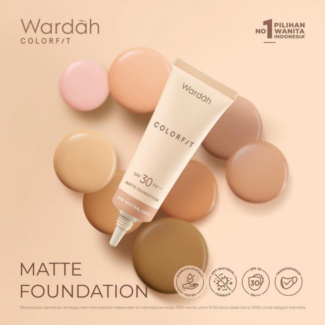 Wardah Colorfit Matte Foundation 25 mL-2