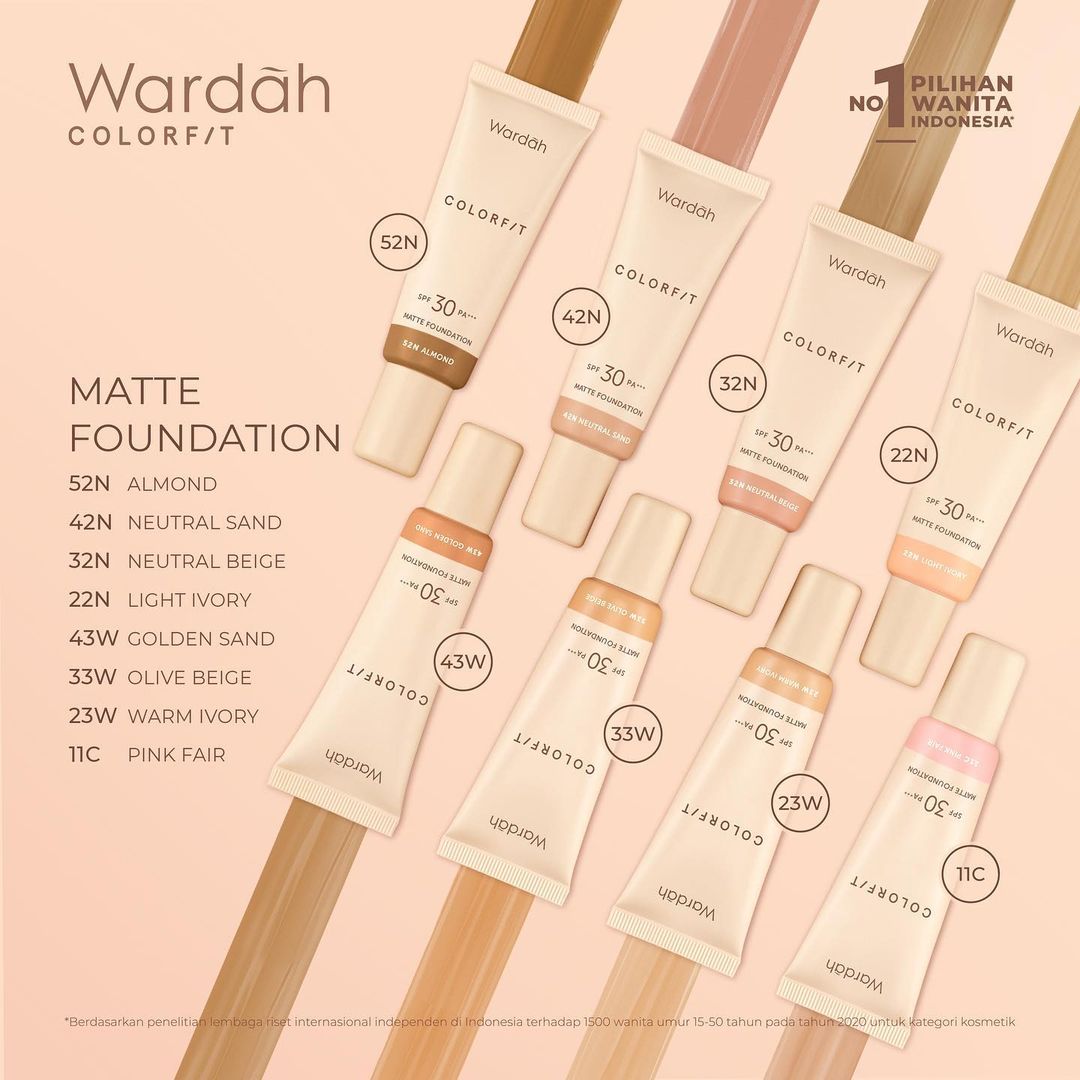 Wardah colorfit foundation