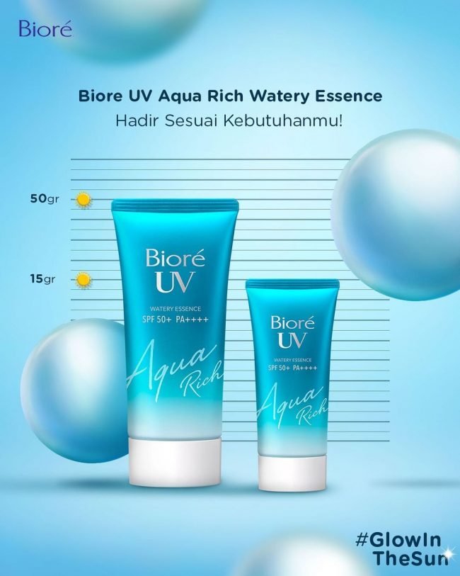 Biore UV Aqua Rich Watery Essence SPF50 15gr dan 50gr-1
