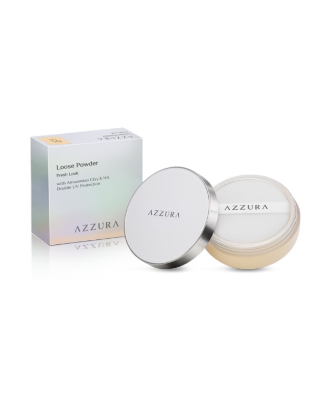 Azzura Loose Powder Fresh Look with Double UV Protection