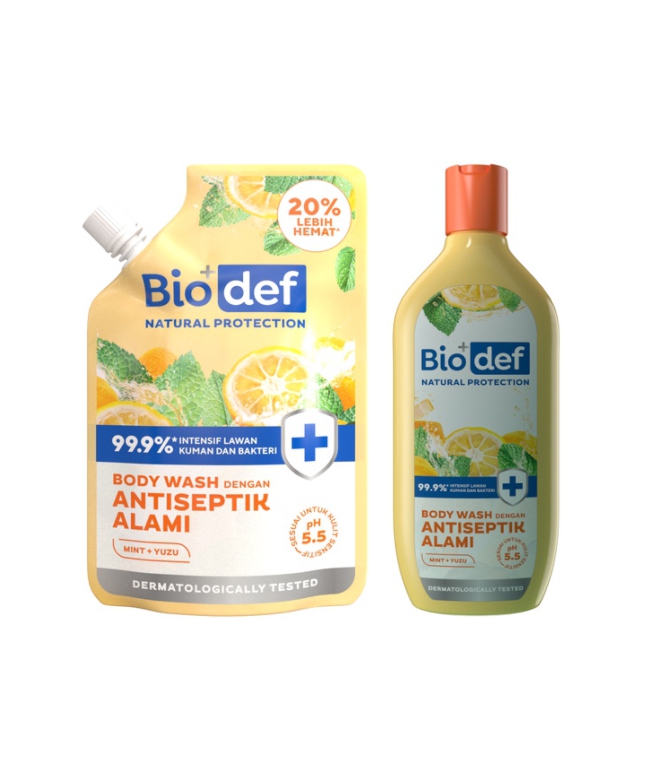 Biodef Natural Protection Mint + Yuzu Body Wash
