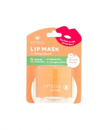 Emina Lip Mask Orange Squash 9 Gr